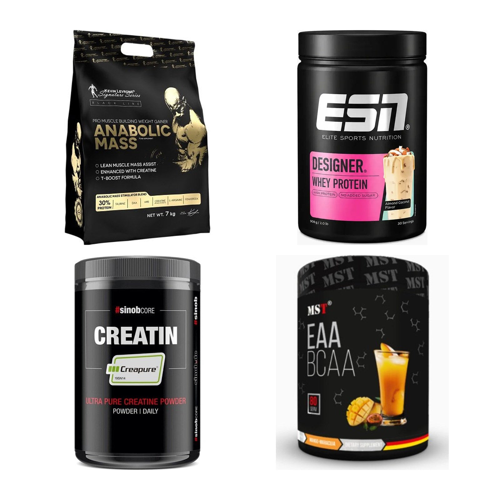 Masseaufbau für Fortgeschrittene: Kevin Levrone Anabolic + 3 weitere – alle enthaltenen Artikel
