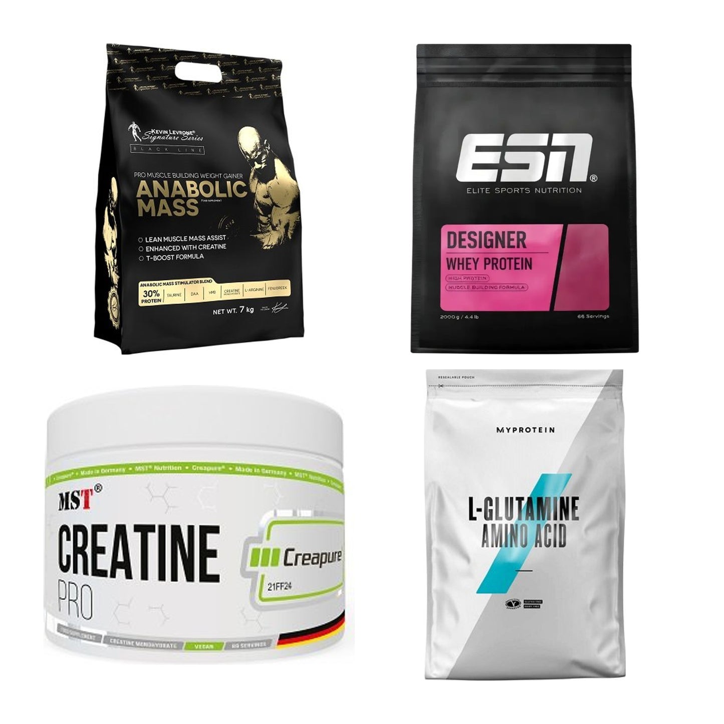 Masseaufbau für Fortgeschrittene: Kevin Levrone Anabolic + 3 weitere – alle enthaltenen Artikel