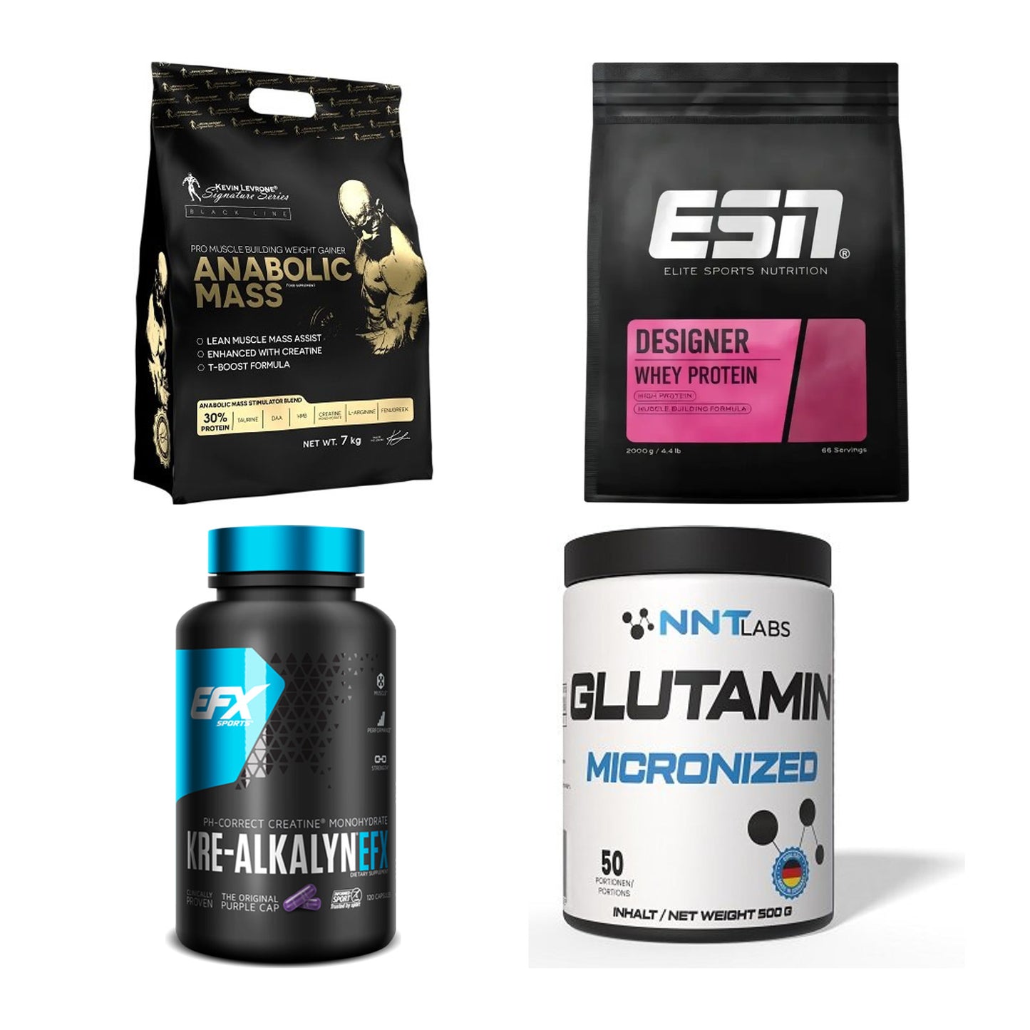 Masseaufbau für Fortgeschrittene: Kevin Levrone Anabolic + 3 weitere – alle enthaltenen Artikel