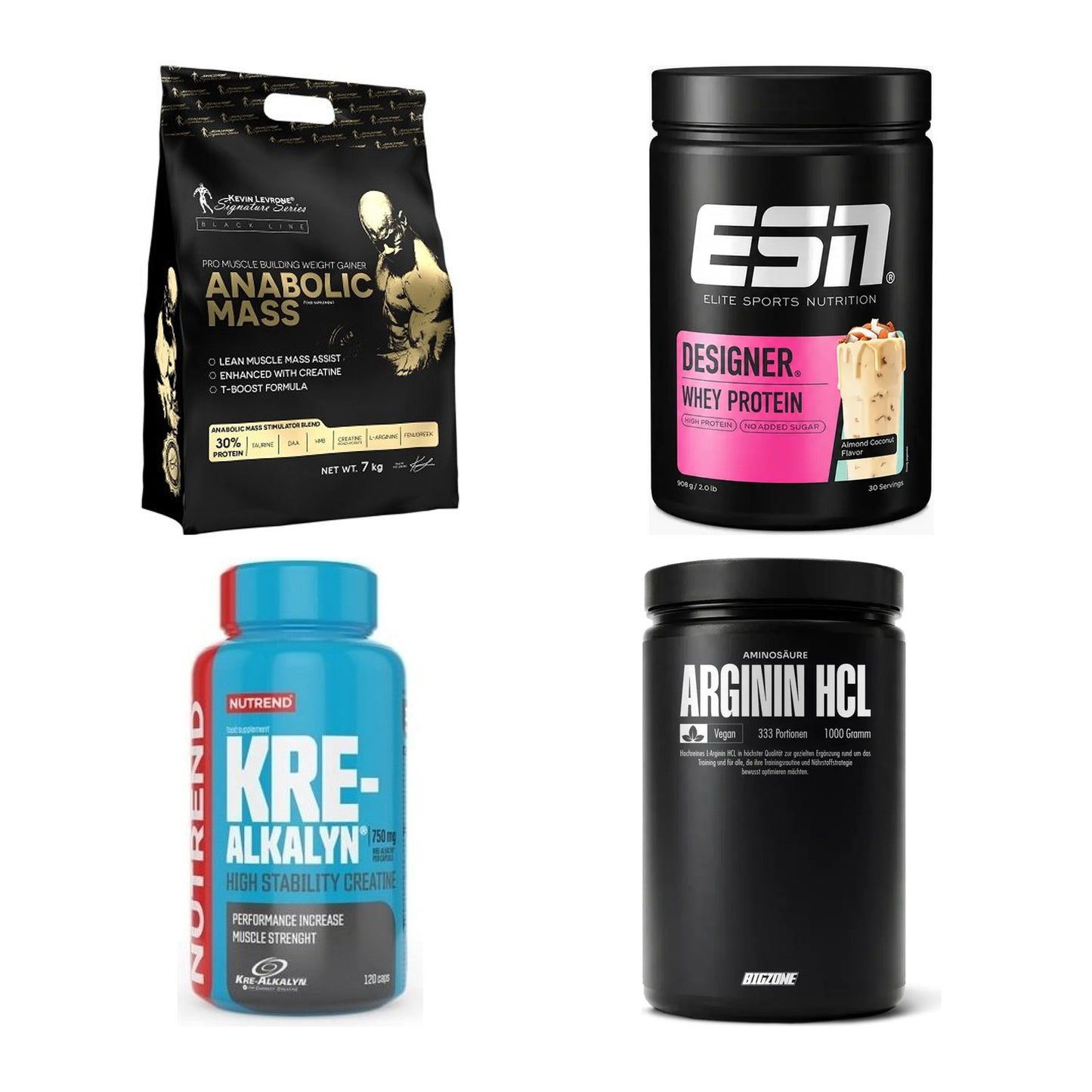 Masseaufbau für Fortgeschrittene: Kevin Levrone Anabolic + 3 weitere – alle enthaltenen Artikel