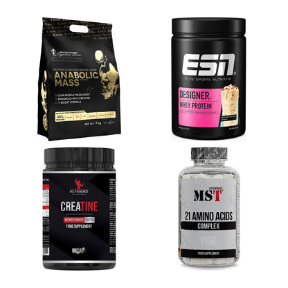 Masseaufbau für Fortgeschrittene: Kevin Levrone Anabolic + 3 weitere – alle enthaltenen Artikel