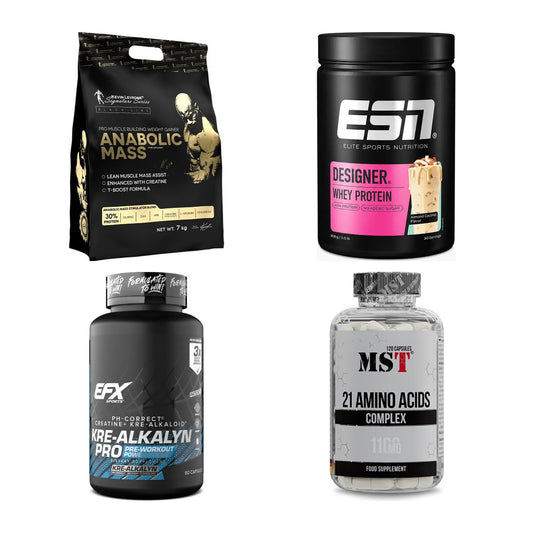 Masseaufbau für Fortgeschrittene: Kevin Levrone Anabolic + 3 weitere – alle enthaltenen Artikel