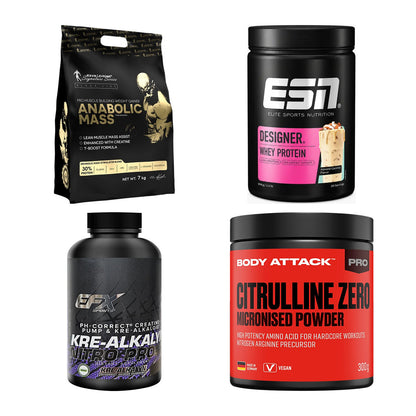 Masseaufbau für Fortgeschrittene: Kevin Levrone Anabolic + 3 weitere – alle enthaltenen Artikel