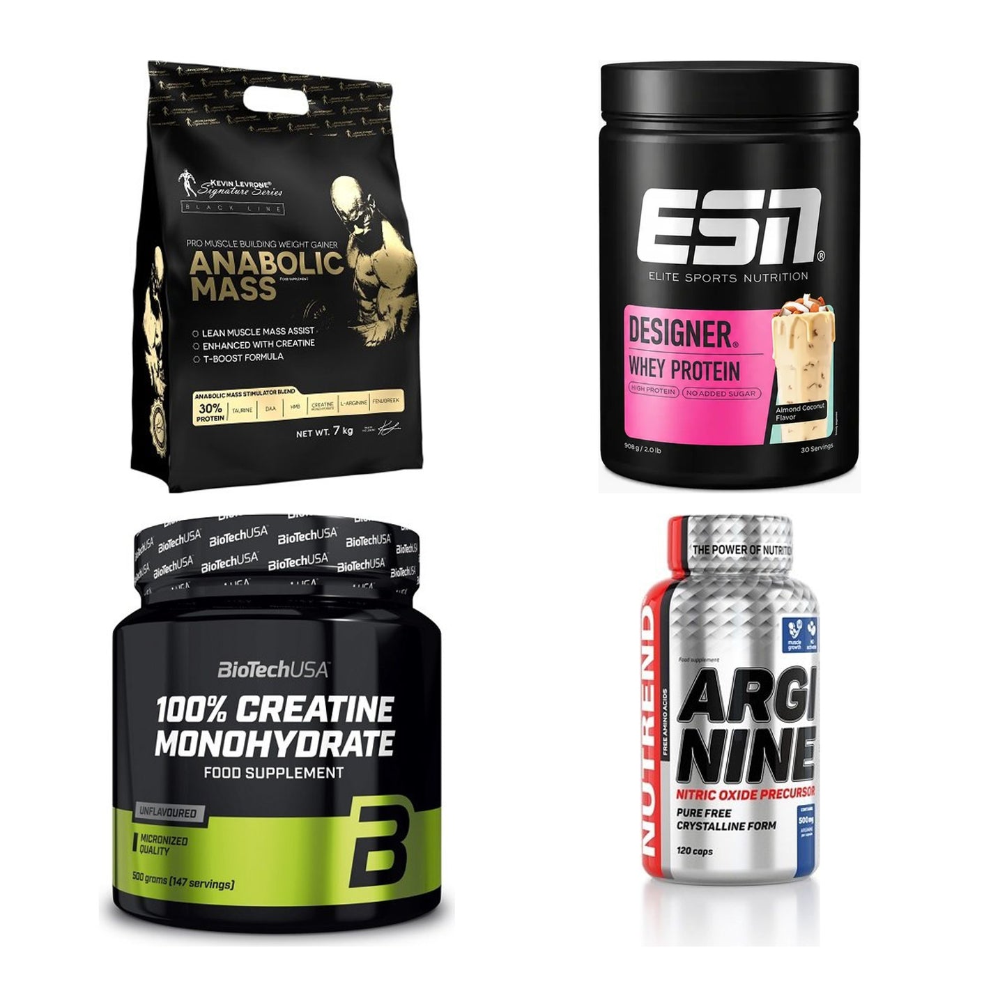 Masseaufbau für Fortgeschrittene: Kevin Levrone Anabolic + 3 weitere – alle enthaltenen Artikel