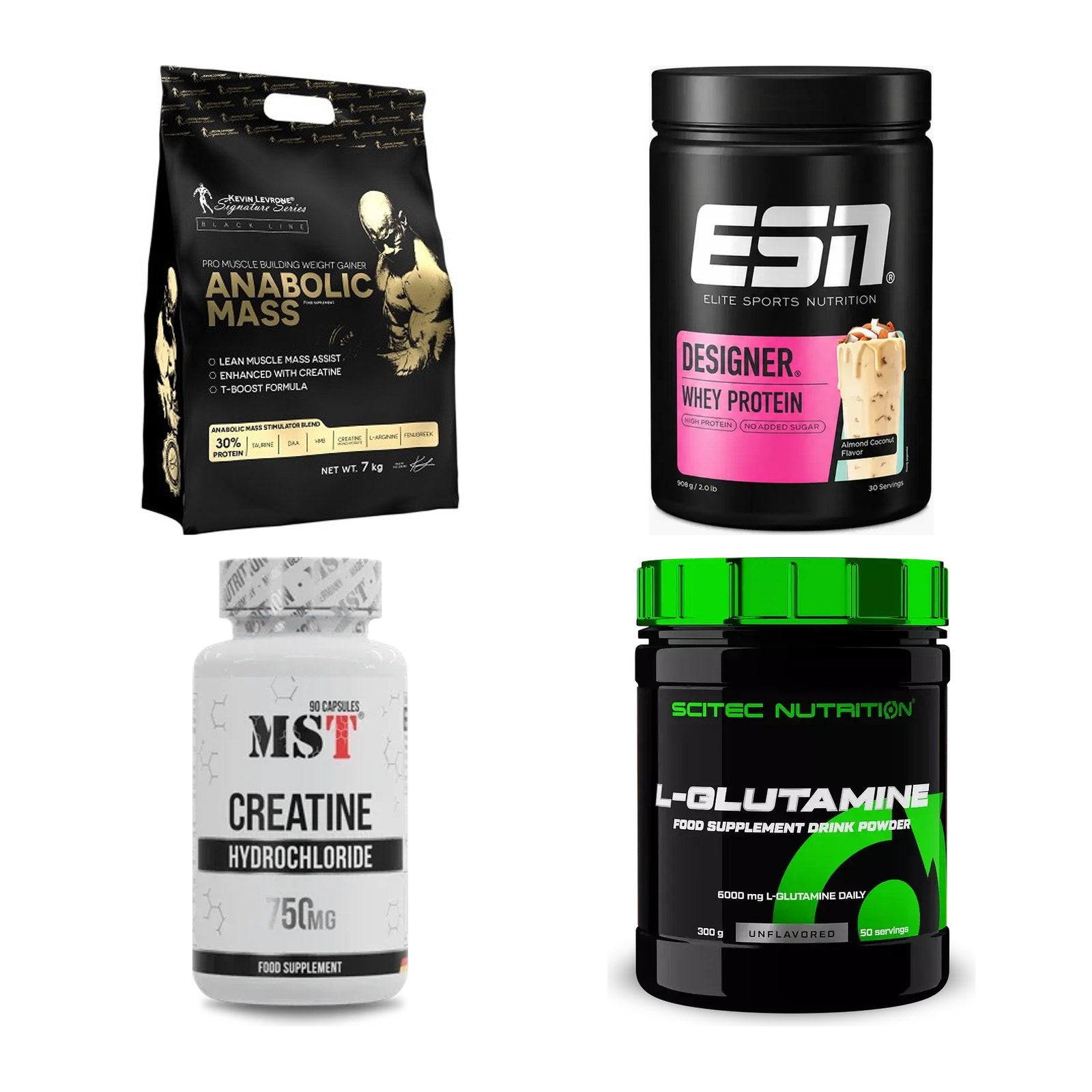 Masseaufbau für Fortgeschrittene: Kevin Levrone Anabolic + 3 weitere – alle enthaltenen Artikel