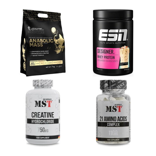 Masseaufbau für Fortgeschrittene: Kevin Levrone Anabolic + 3 weitere – alle enthaltenen Artikel