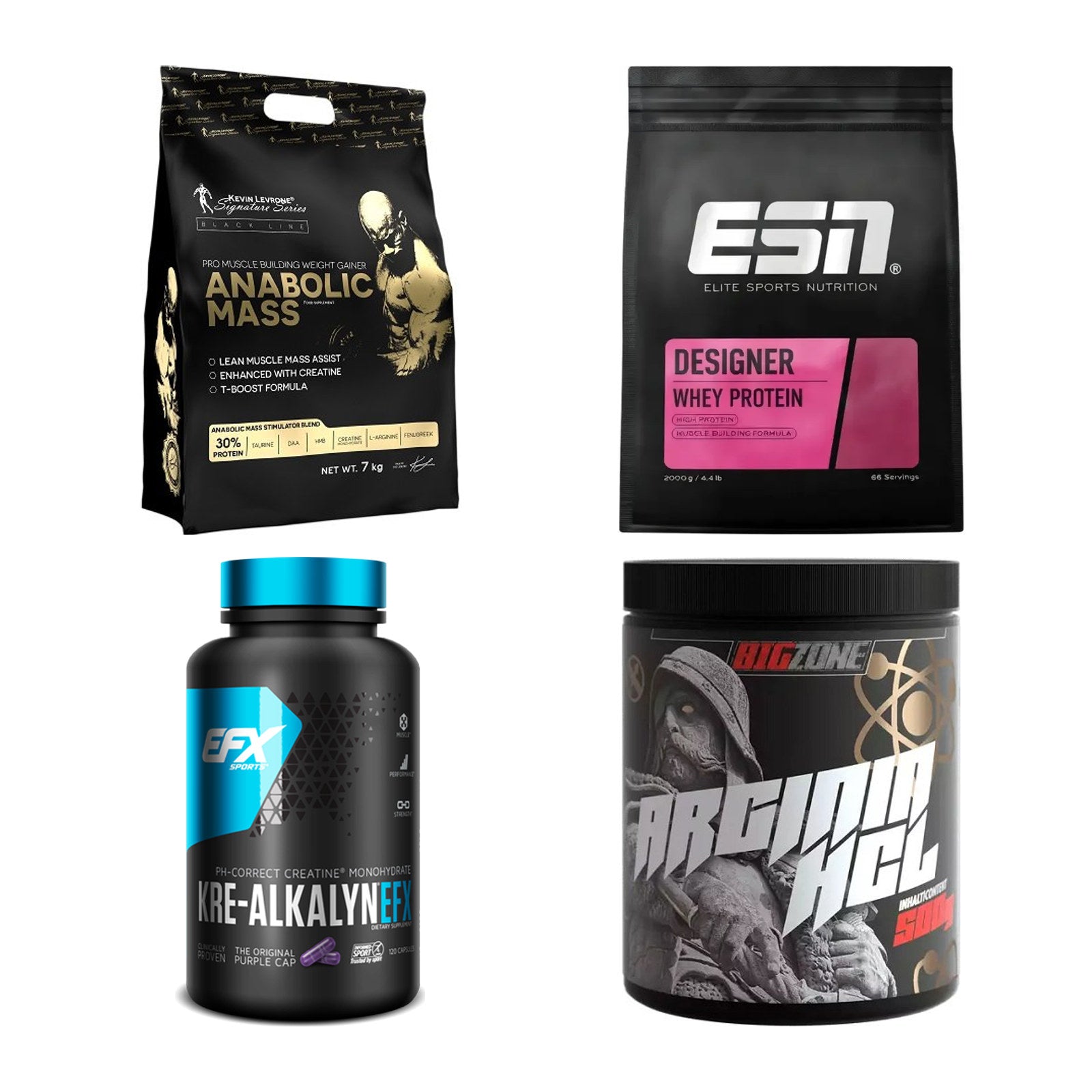 Masseaufbau für Fortgeschrittene: Kevin Levrone Anabolic + 3 weitere – alle enthaltenen Artikel