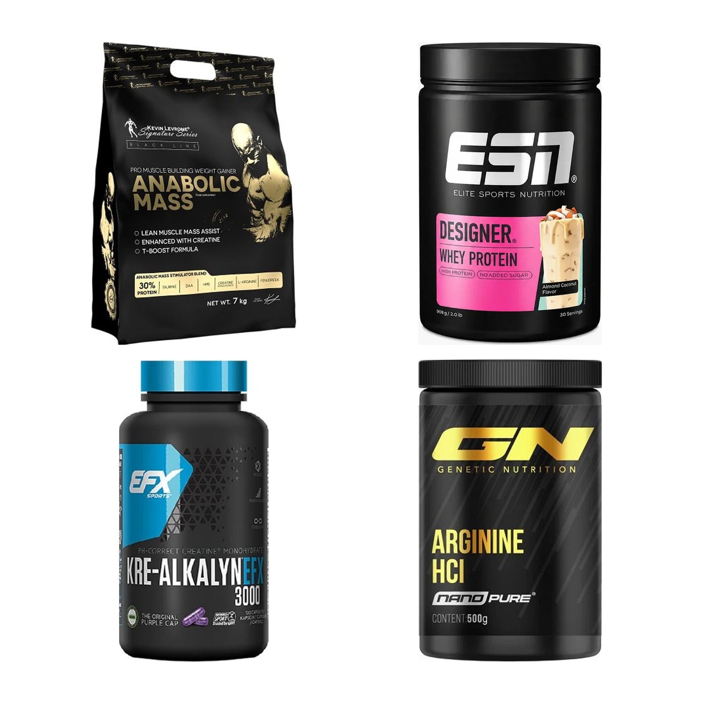 Masseaufbau für Fortgeschrittene: Kevin Levrone Anabolic + 3 weitere – alle enthaltenen Artikel