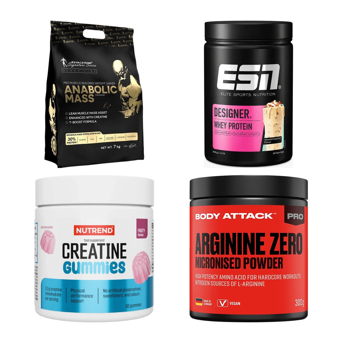 Masseaufbau für Fortgeschrittene: Kevin Levrone Anabolic + 3 weitere – alle enthaltenen Artikel