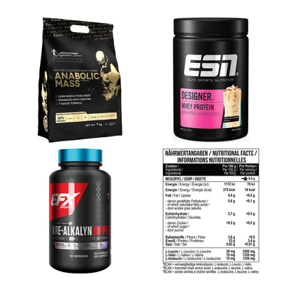 Masseaufbau für Fortgeschrittene: Kevin Levrone Anabolic + 3 weitere – alle enthaltenen Artikel