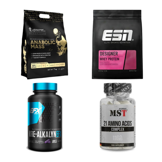 Masseaufbau für Fortgeschrittene: Kevin Levrone Anabolic + 3 weitere – alle enthaltenen Artikel