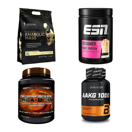 Masseaufbau für Fortgeschrittene: Kevin Levrone Anabolic + 3 weitere – alle enthaltenen Artikel
