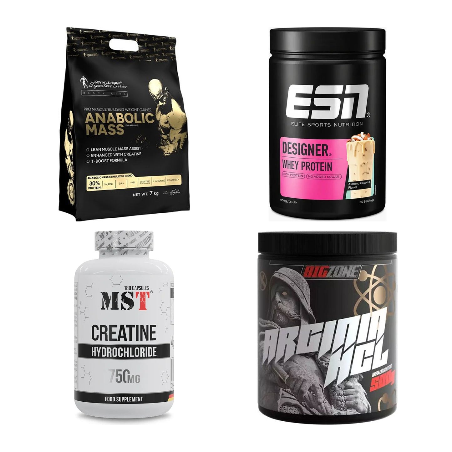 Masseaufbau für Fortgeschrittene: Kevin Levrone Anabolic + 3 weitere – alle enthaltenen Artikel