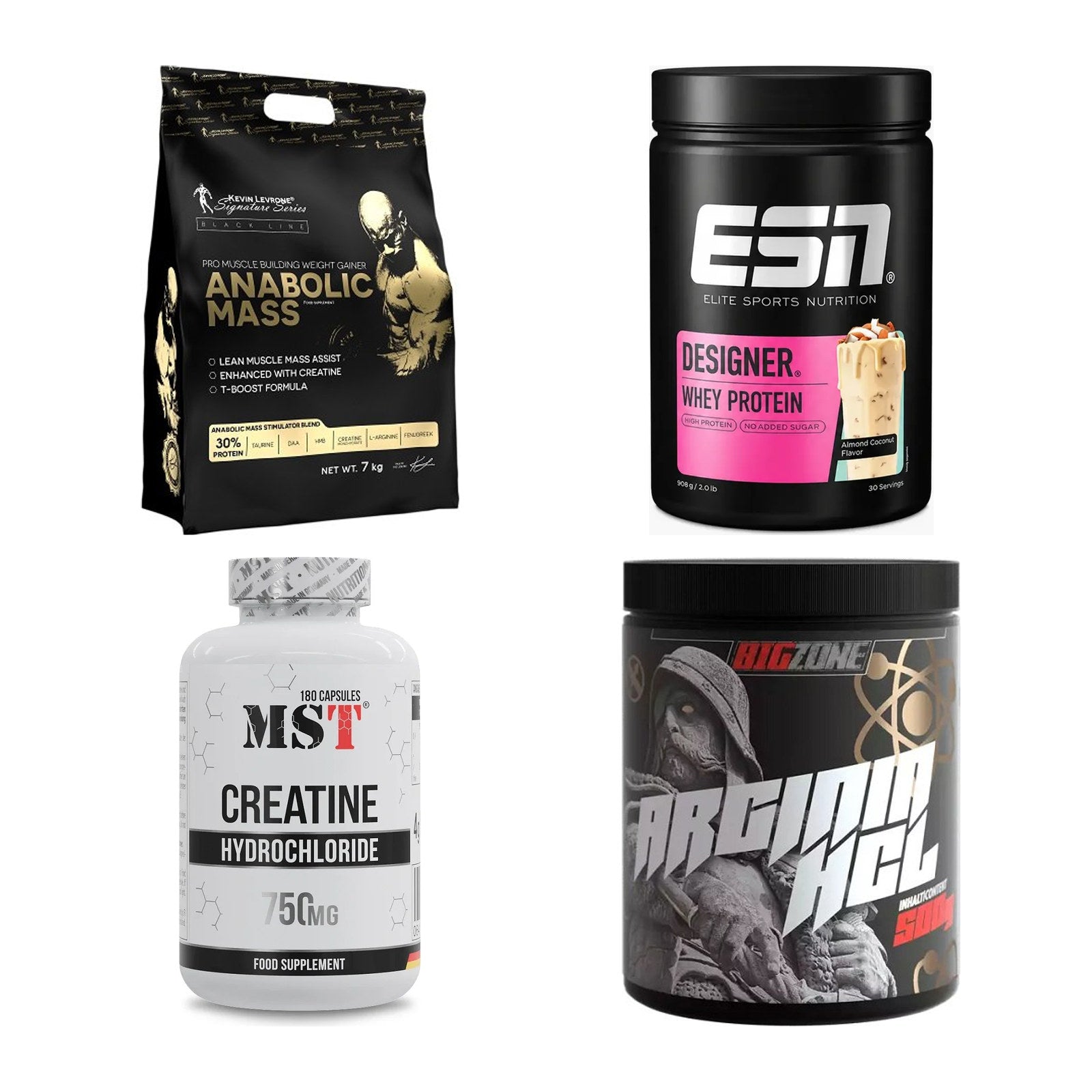 Masseaufbau für Fortgeschrittene: Kevin Levrone Anabolic + 3 weitere – alle enthaltenen Artikel
