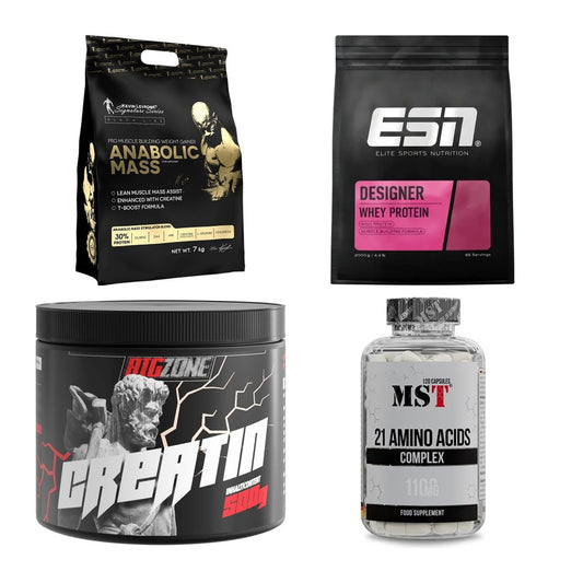 Masseaufbau für Fortgeschrittene: Kevin Levrone Anabolic + 3 weitere – alle enthaltenen Artikel