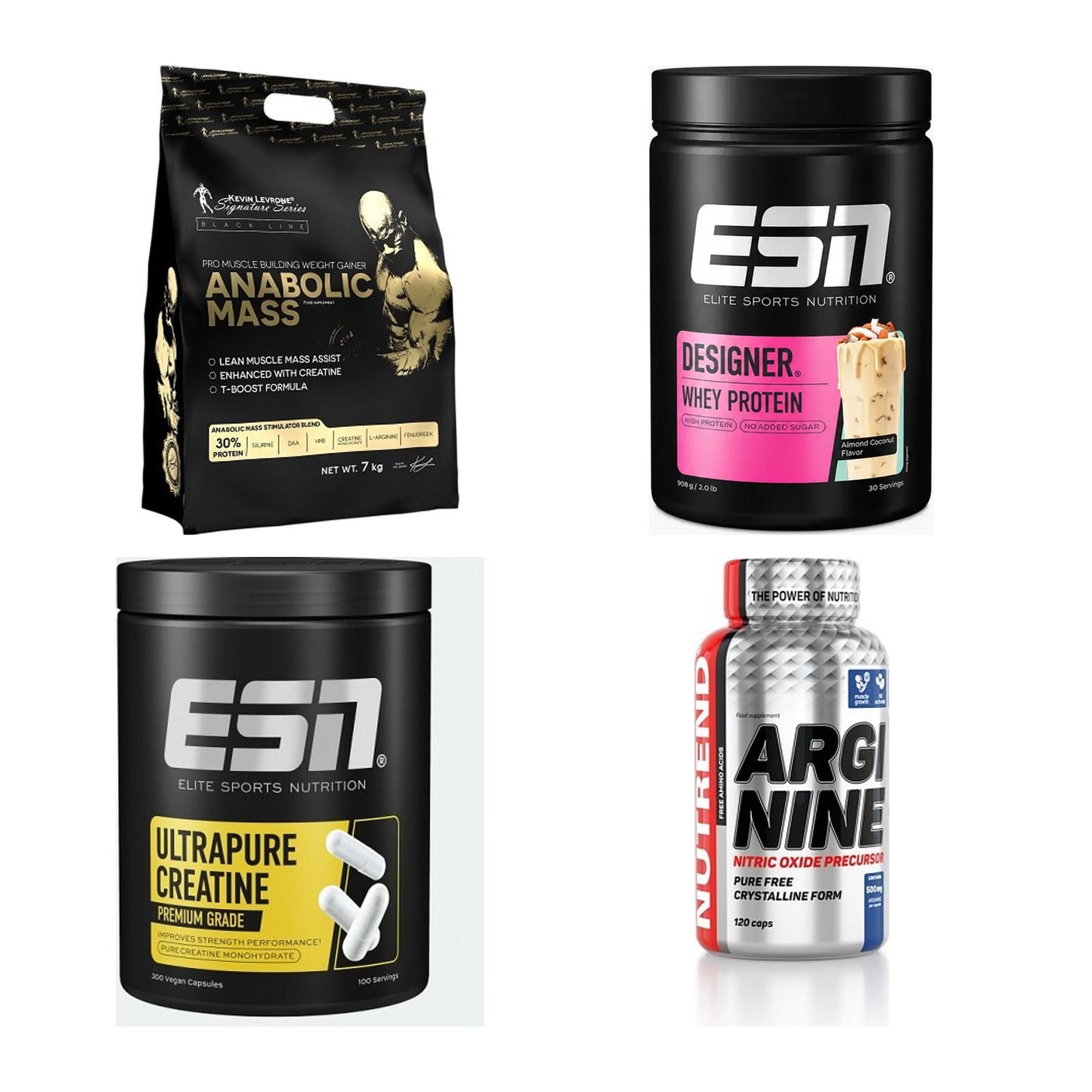 Masseaufbau für Fortgeschrittene: Kevin Levrone Anabolic + 3 weitere – alle enthaltenen Artikel