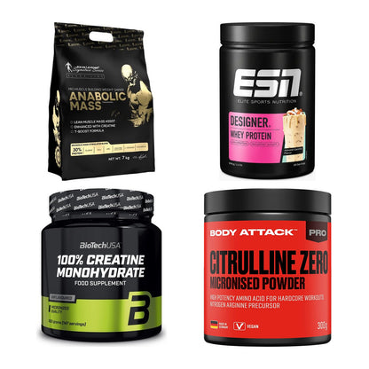 Masseaufbau für Fortgeschrittene: Kevin Levrone Anabolic + 3 weitere – alle enthaltenen Artikel