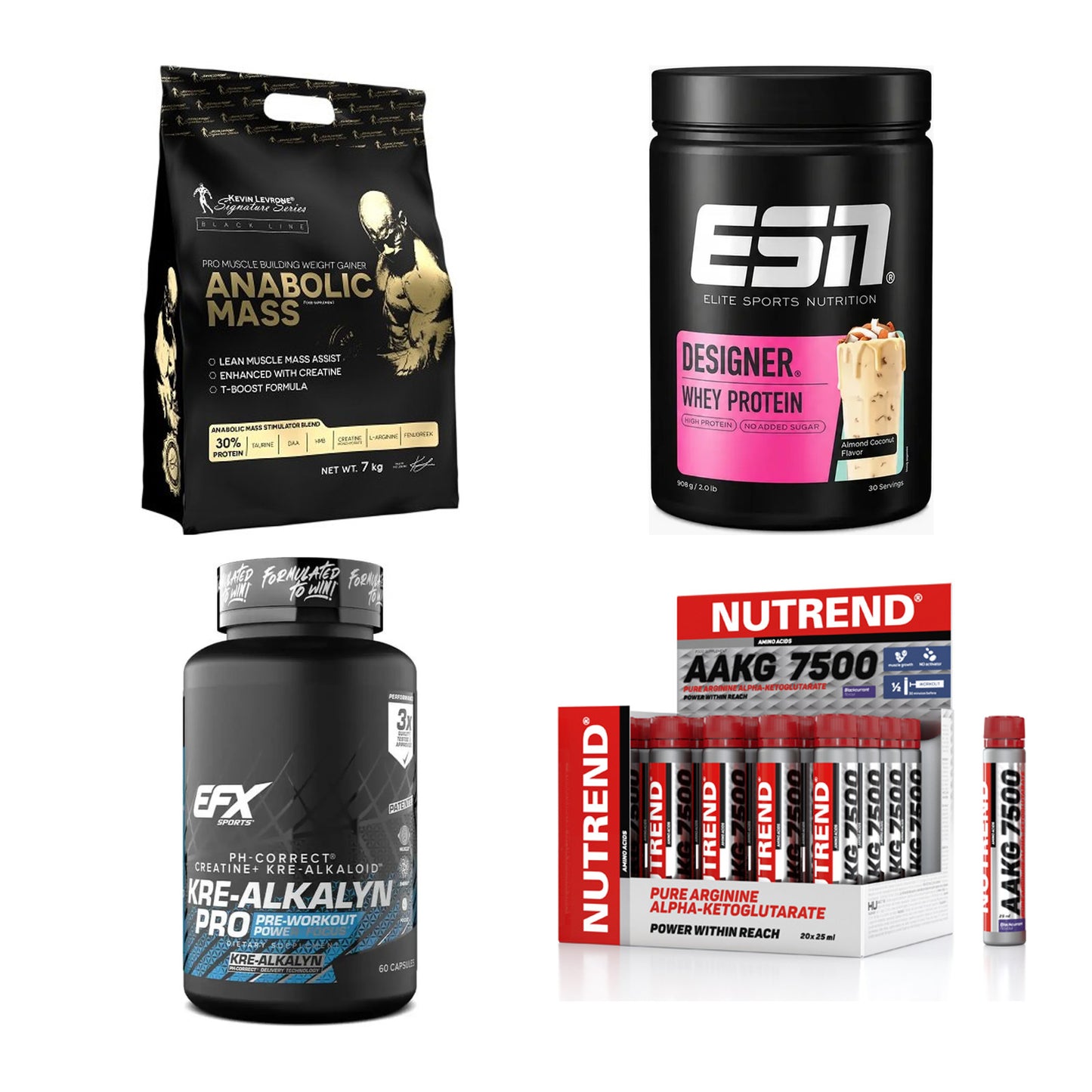 Masseaufbau für Fortgeschrittene: Kevin Levrone Anabolic + 3 weitere – alle enthaltenen Artikel