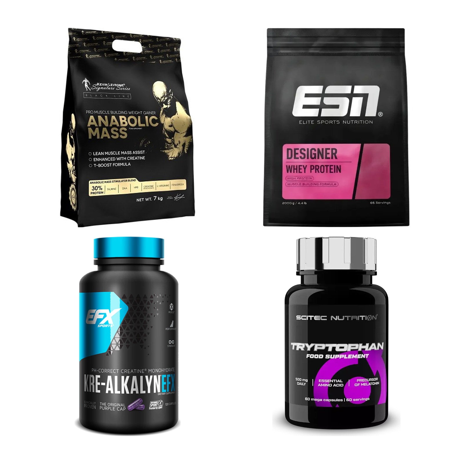 Masseaufbau für Fortgeschrittene: Kevin Levrone Anabolic + 3 weitere – alle enthaltenen Artikel