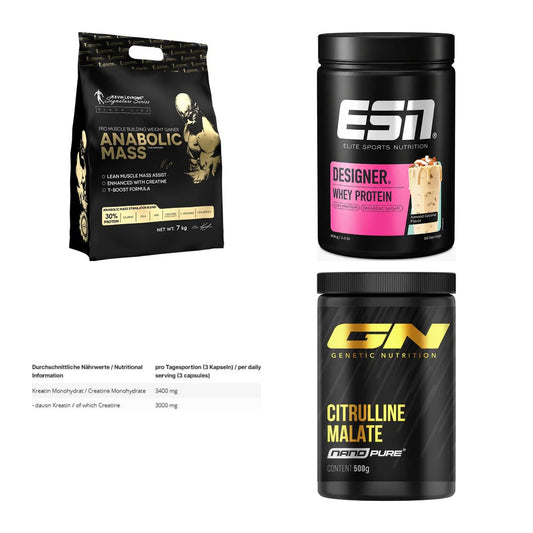 Masseaufbau für Fortgeschrittene: Kevin Levrone Anabolic + 3 weitere – alle enthaltenen Artikel