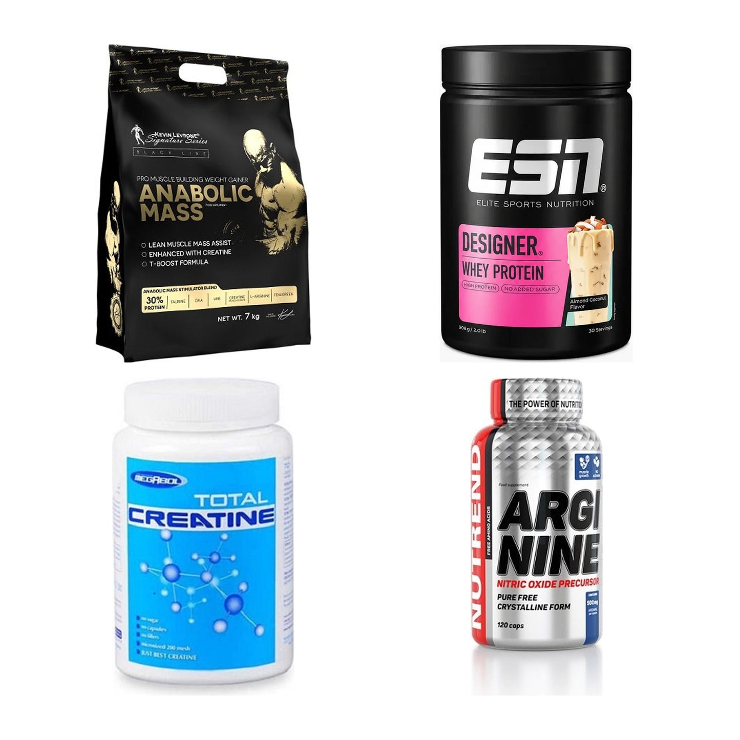 Masseaufbau für Fortgeschrittene: Kevin Levrone Anabolic + 3 weitere – alle enthaltenen Artikel