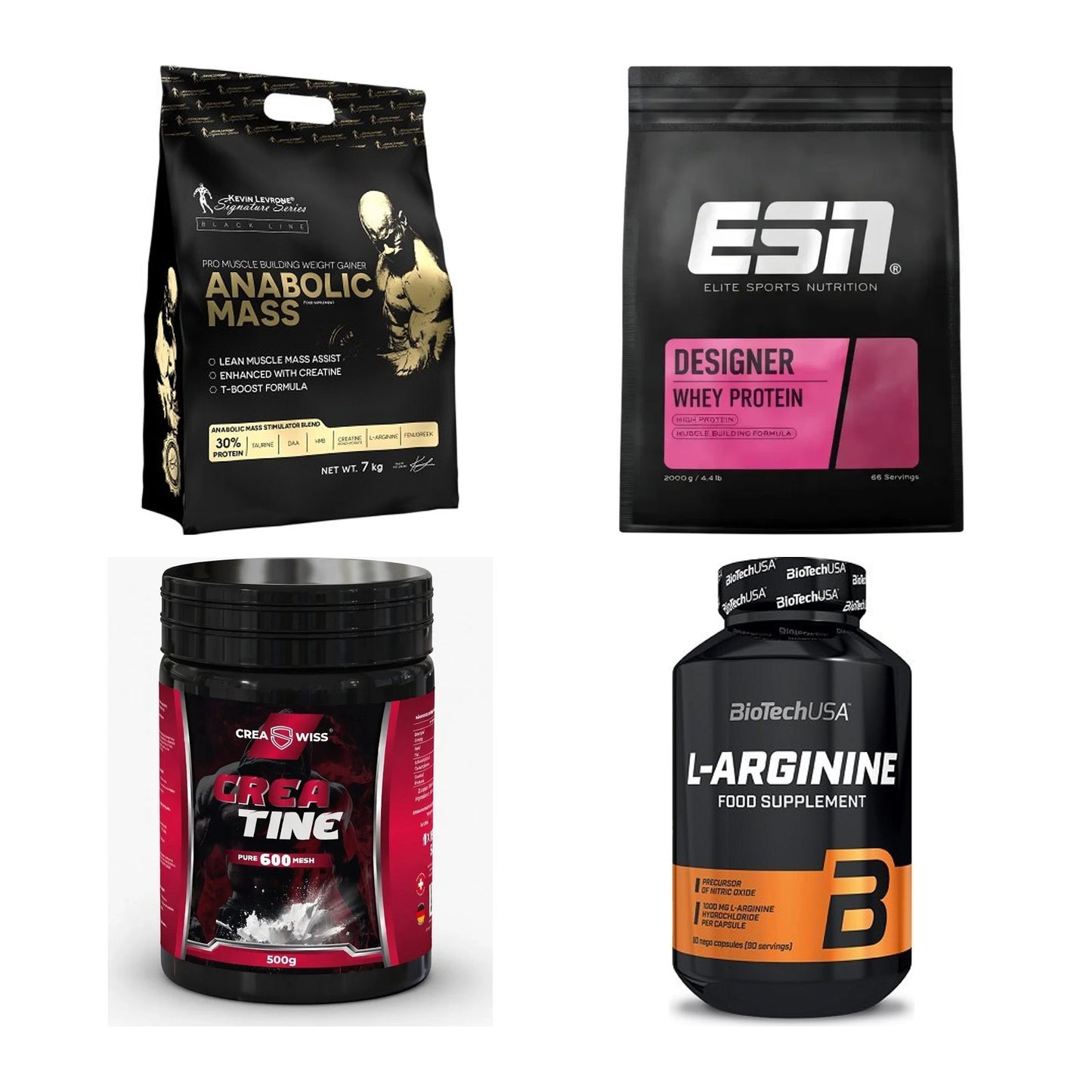 Masseaufbau für Fortgeschrittene: Kevin Levrone Anabolic + 3 weitere – alle enthaltenen Artikel
