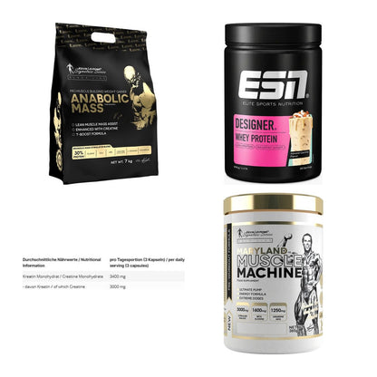 Masseaufbau für Fortgeschrittene: Kevin Levrone Anabolic + 3 weitere – alle enthaltenen Artikel