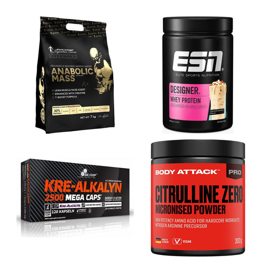 Masseaufbau für Fortgeschrittene: Kevin Levrone Anabolic + 3 weitere – alle enthaltenen Artikel
