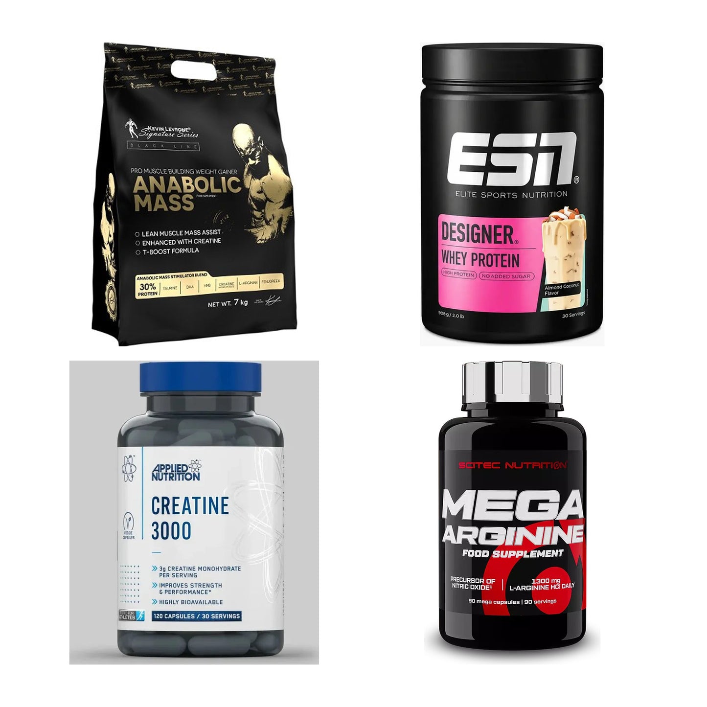 Masseaufbau für Fortgeschrittene: Kevin Levrone Anabolic + 3 weitere – alle enthaltenen Artikel