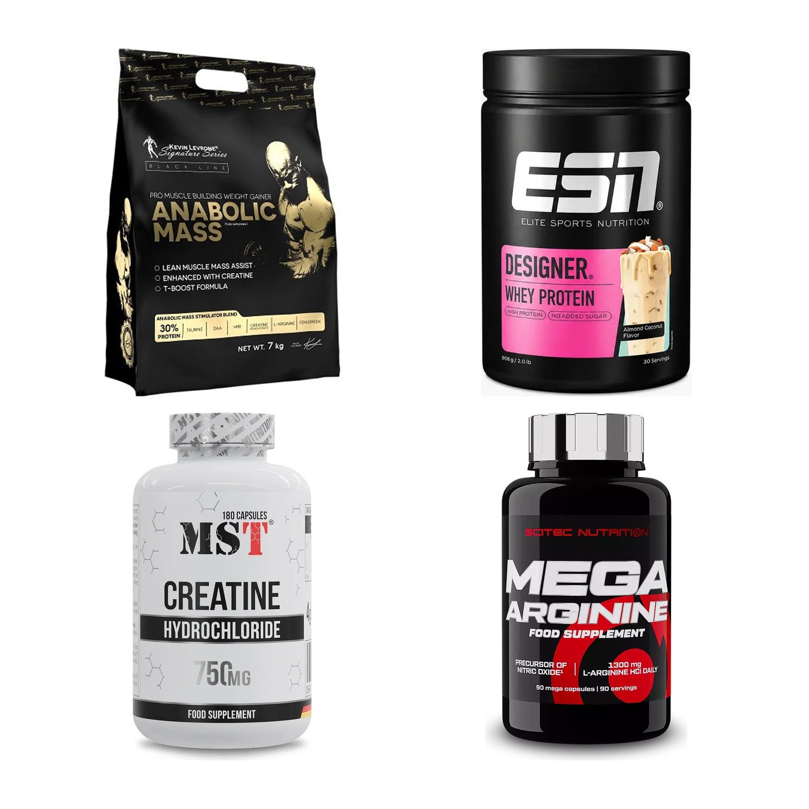 Masseaufbau für Fortgeschrittene: Kevin Levrone Anabolic + 3 weitere – alle enthaltenen Artikel