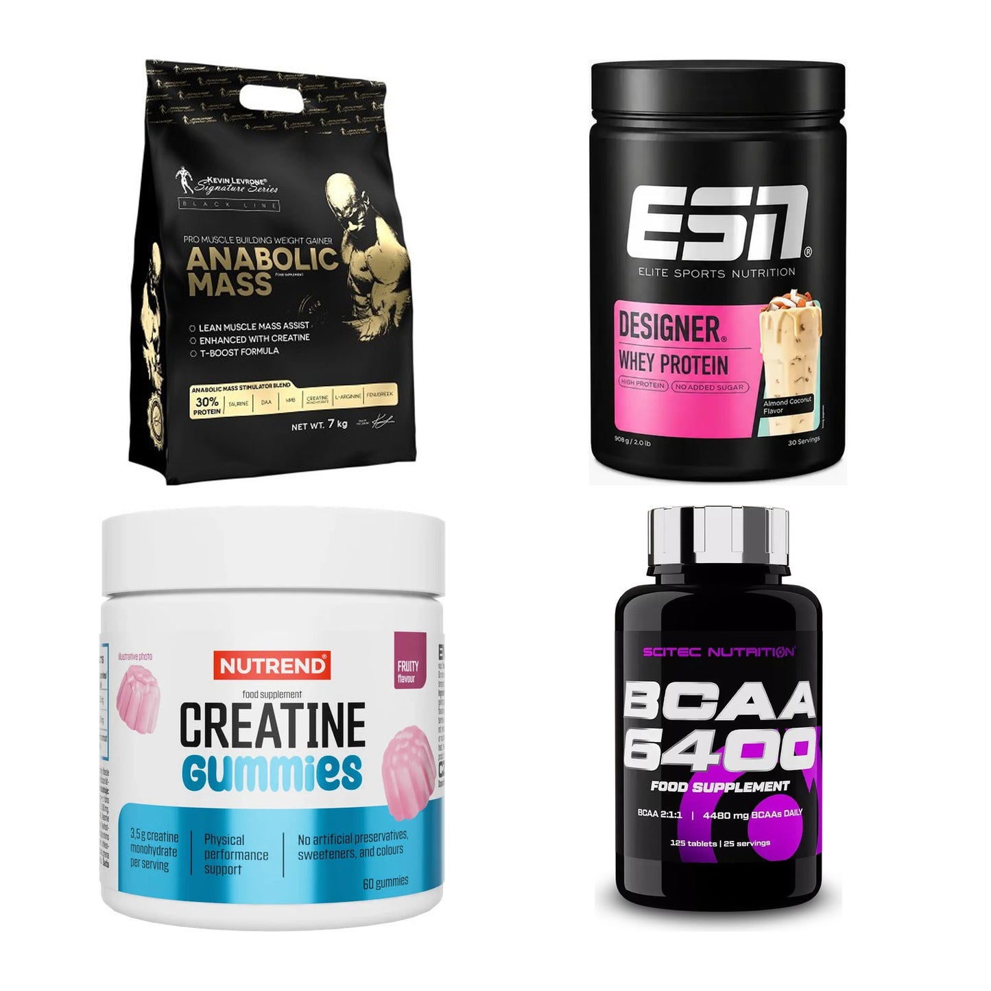 Masseaufbau für Fortgeschrittene: Kevin Levrone Anabolic + 3 weitere – alle enthaltenen Artikel