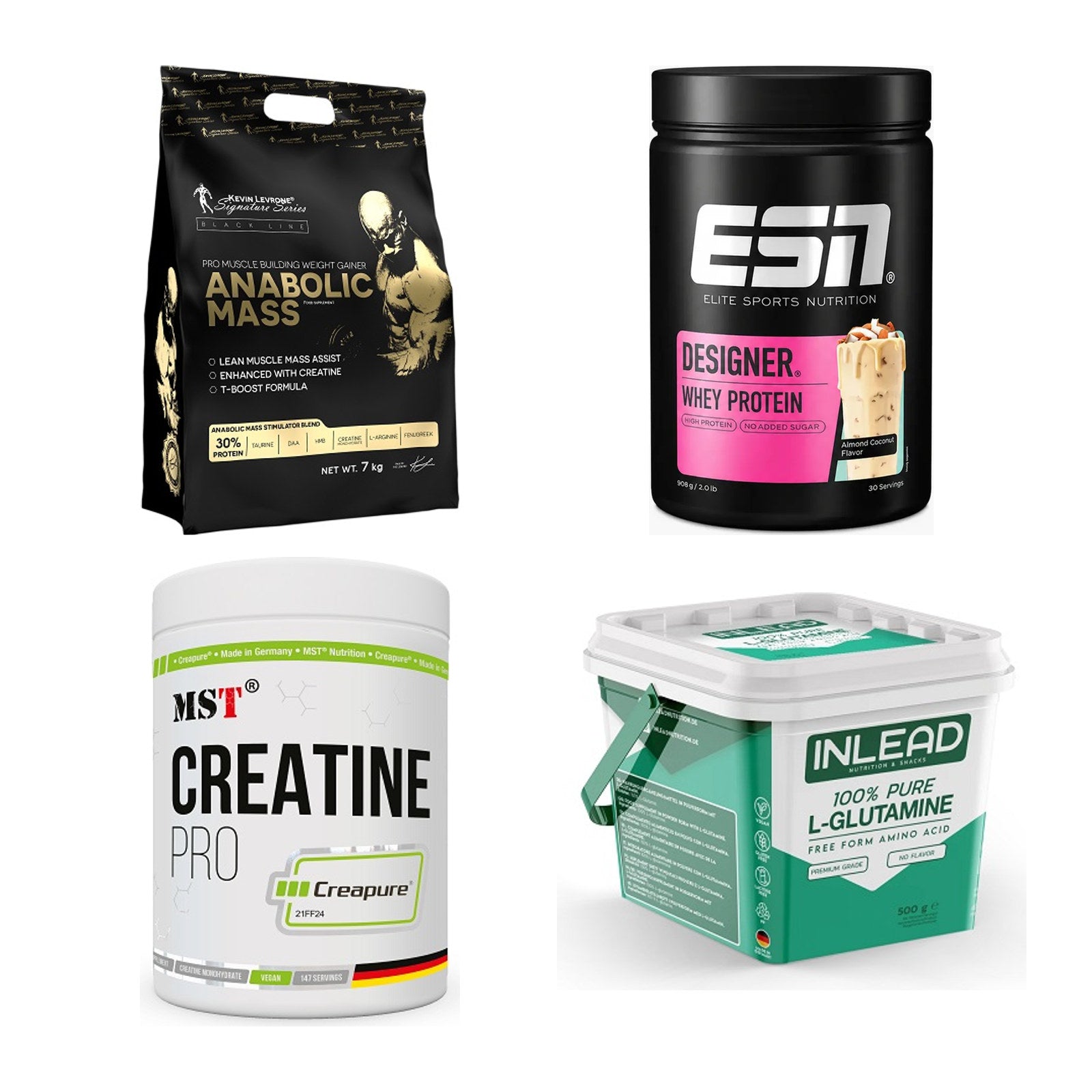 Masseaufbau für Fortgeschrittene: Kevin Levrone Anabolic + 3 weitere – alle enthaltenen Artikel