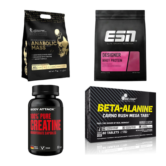 Masseaufbau für Fortgeschrittene: Kevin Levrone Anabolic + 3 weitere – alle enthaltenen Artikel