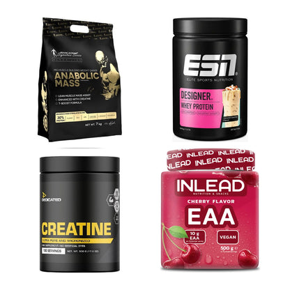 Masseaufbau für Fortgeschrittene: Kevin Levrone Anabolic + 3 weitere – alle enthaltenen Artikel