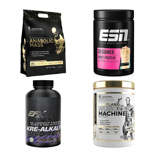Masseaufbau für Fortgeschrittene: Kevin Levrone Anabolic + 3 weitere – alle enthaltenen Artikel