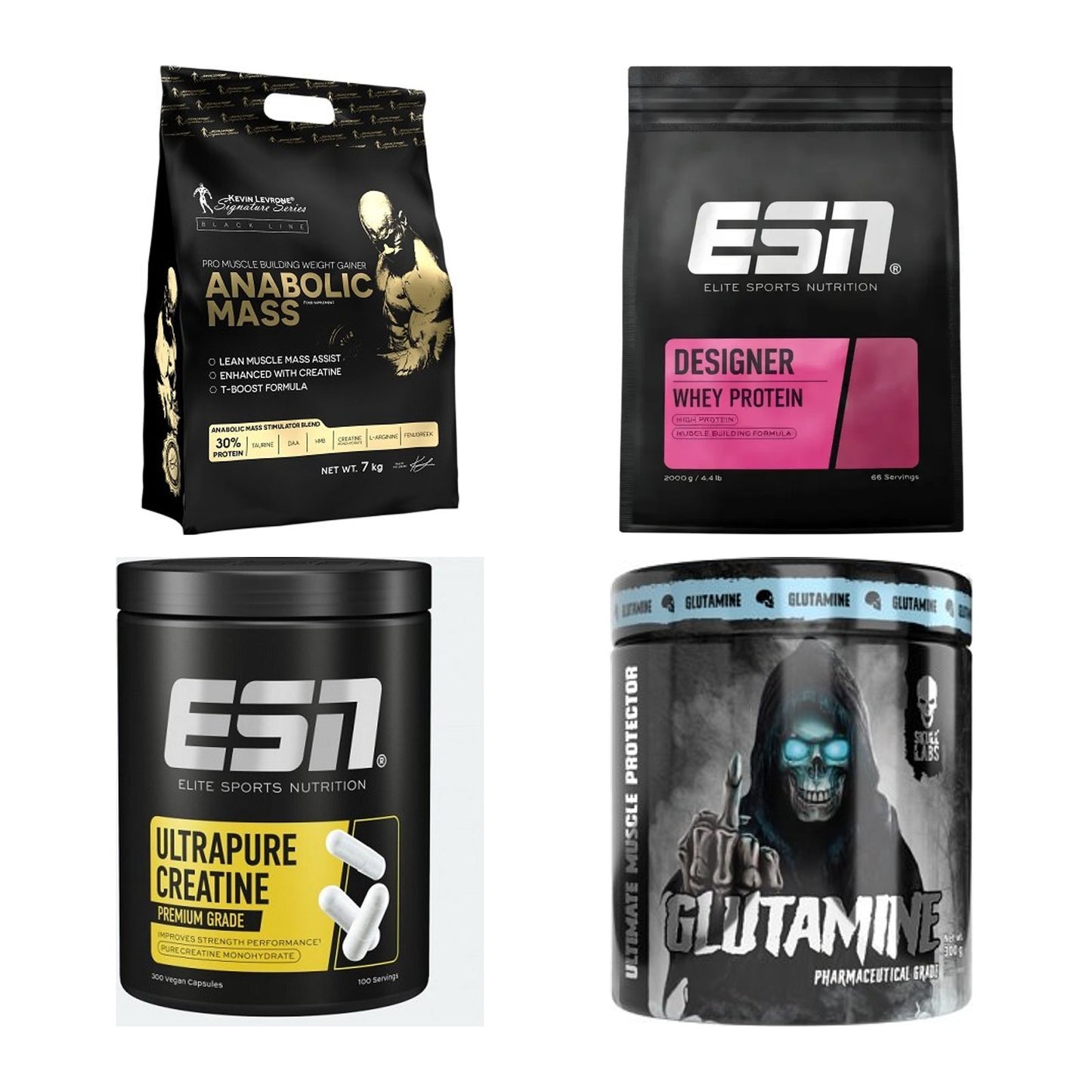 Masseaufbau für Fortgeschrittene: Kevin Levrone Anabolic + 3 weitere – alle enthaltenen Artikel