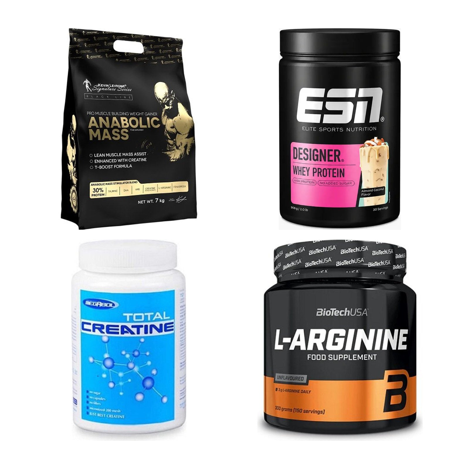 Masseaufbau für Fortgeschrittene: Kevin Levrone Anabolic + 3 weitere – alle enthaltenen Artikel