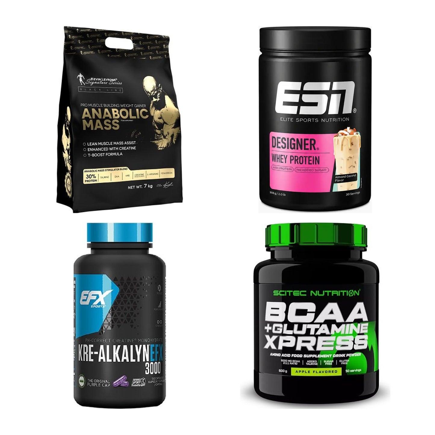 Masseaufbau für Fortgeschrittene: Kevin Levrone Anabolic + 3 weitere – alle enthaltenen Artikel