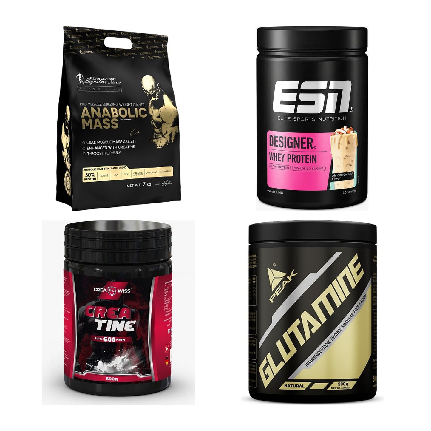 Masseaufbau für Fortgeschrittene: Kevin Levrone Anabolic + 3 weitere – alle enthaltenen Artikel