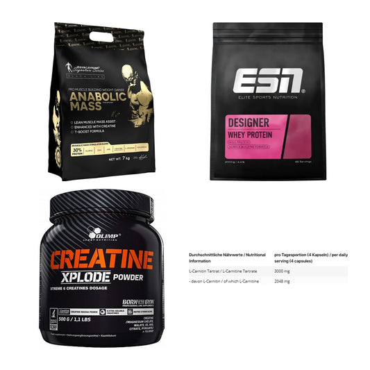 Masseaufbau für Fortgeschrittene: Kevin Levrone Anabolic + 3 weitere – alle enthaltenen Artikel