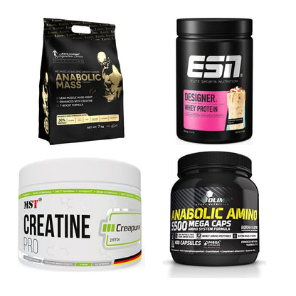 Masseaufbau für Fortgeschrittene: Kevin Levrone Anabolic + 3 weitere – alle enthaltenen Artikel
