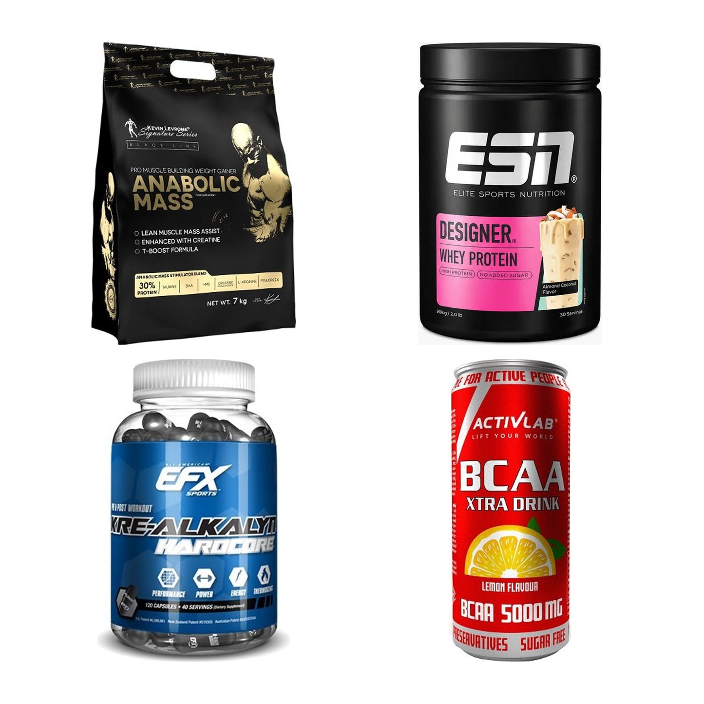 Masseaufbau für Fortgeschrittene: Kevin Levrone Anabolic + 3 weitere – alle enthaltenen Artikel
