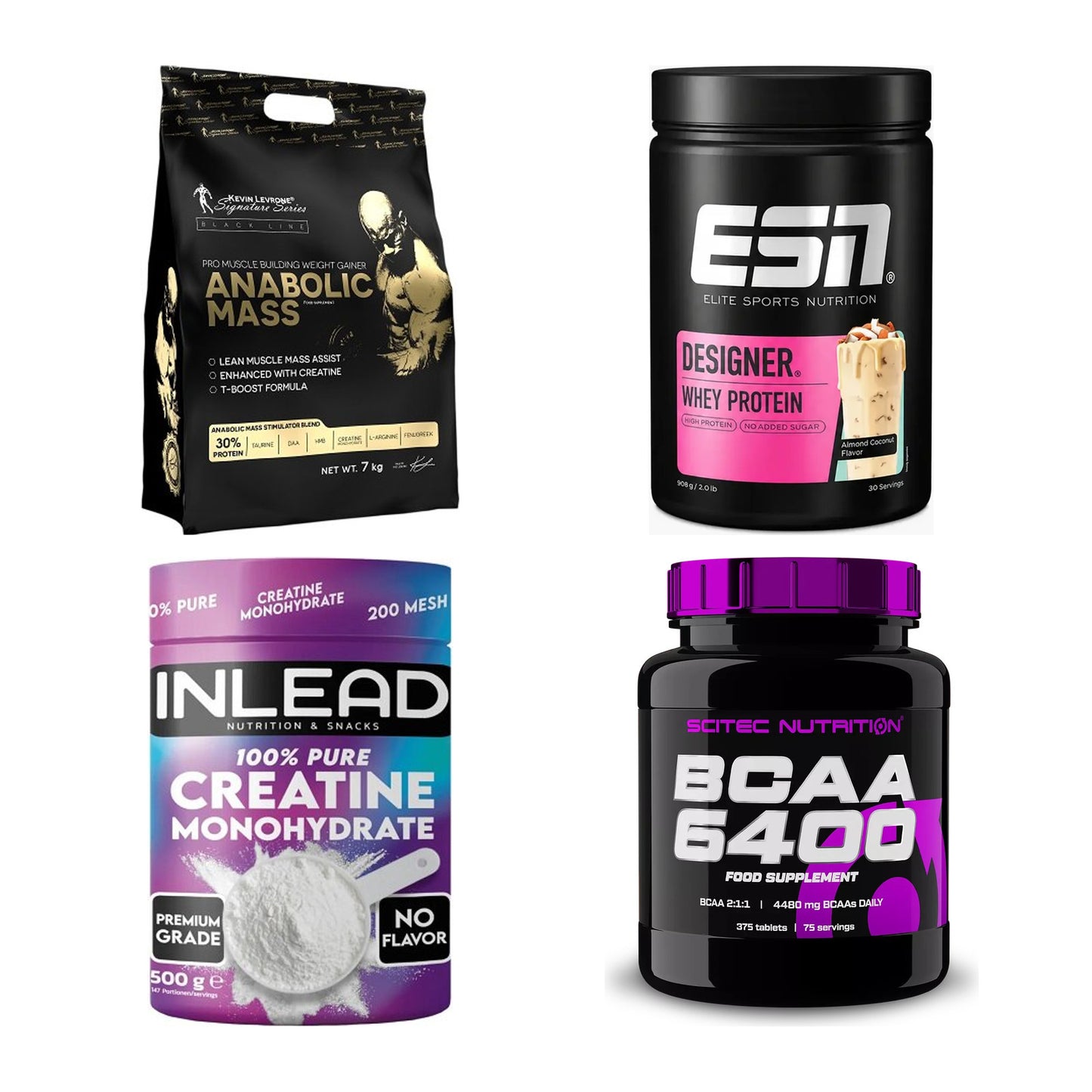 Masseaufbau für Fortgeschrittene: Kevin Levrone Anabolic + 3 weitere – alle enthaltenen Artikel