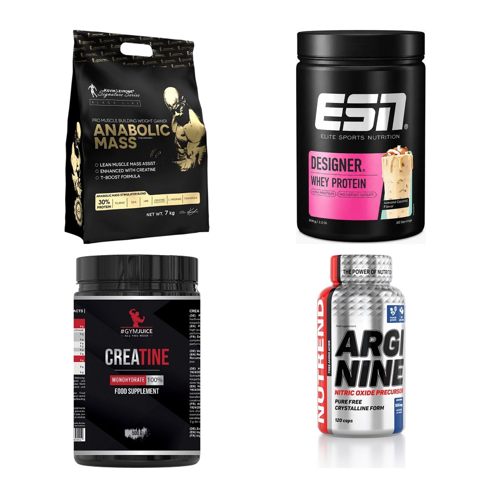 Masseaufbau für Fortgeschrittene: Kevin Levrone Anabolic + 3 weitere – alle enthaltenen Artikel
