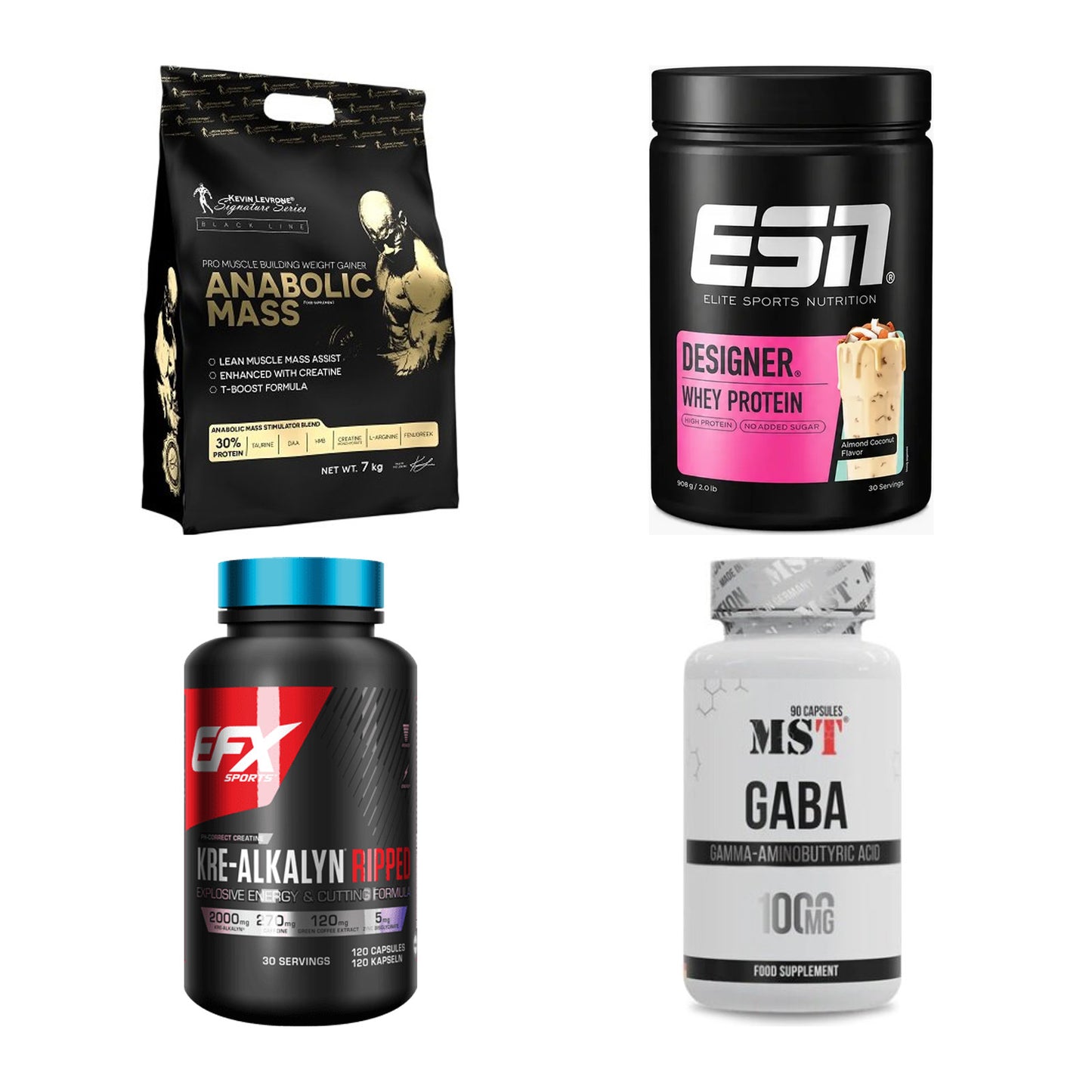 Masseaufbau für Fortgeschrittene: Kevin Levrone Anabolic + 3 weitere – alle enthaltenen Artikel