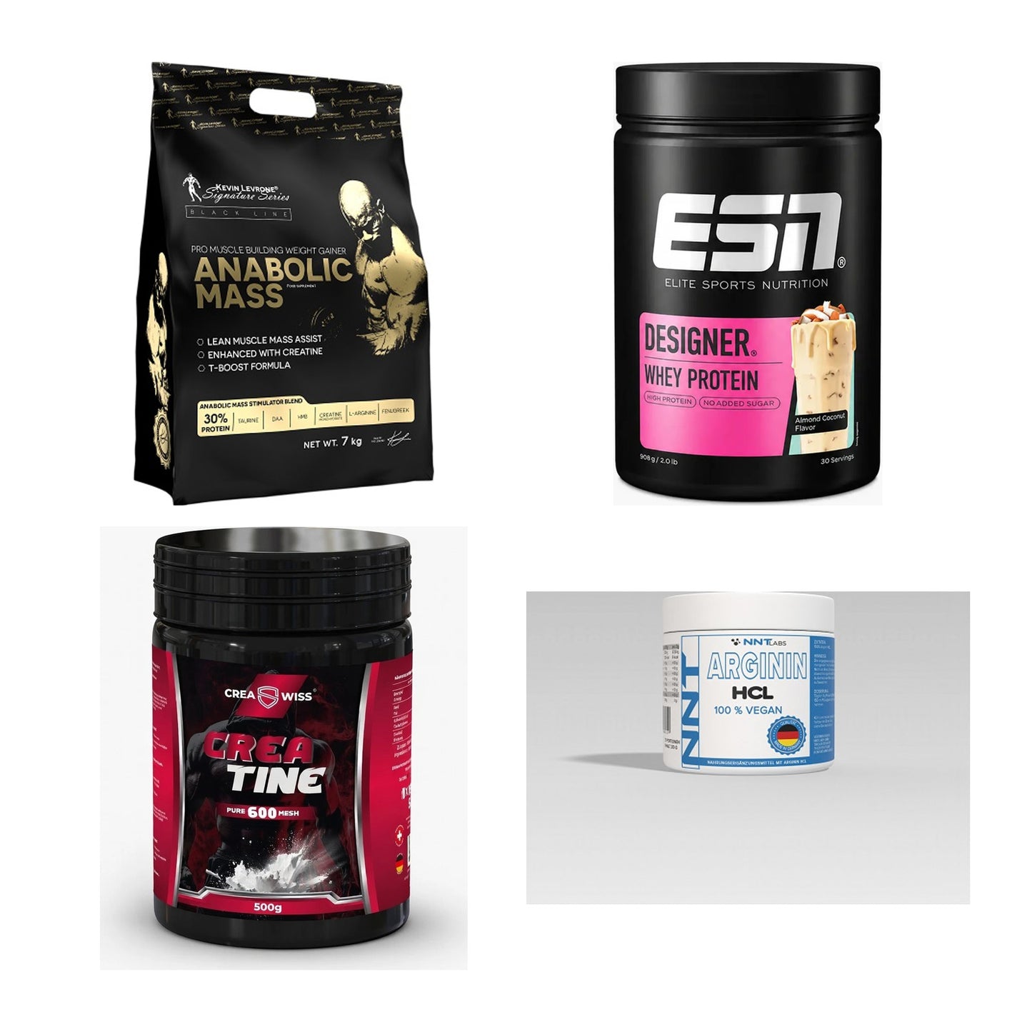 Masseaufbau für Fortgeschrittene: Kevin Levrone Anabolic + 3 weitere – alle enthaltenen Artikel