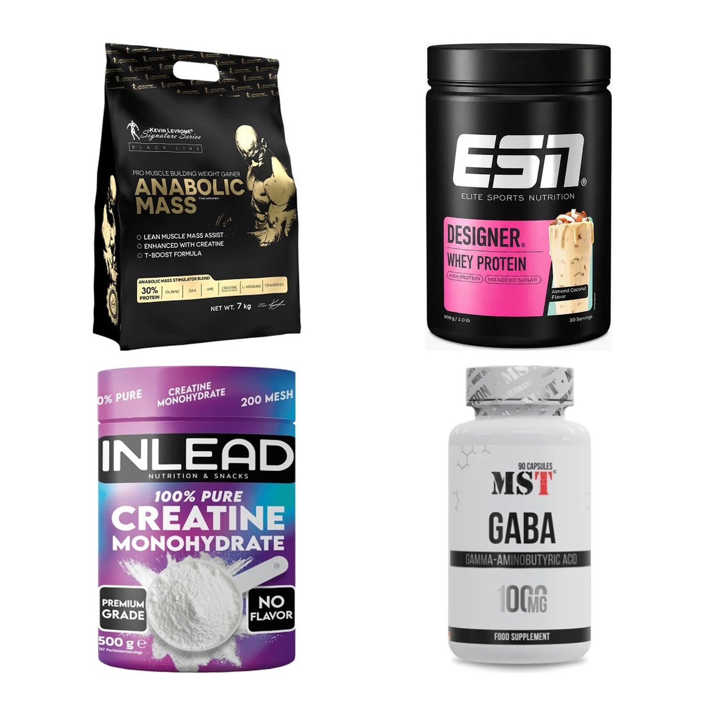 Masseaufbau für Fortgeschrittene: Kevin Levrone Anabolic + 3 weitere – alle enthaltenen Artikel