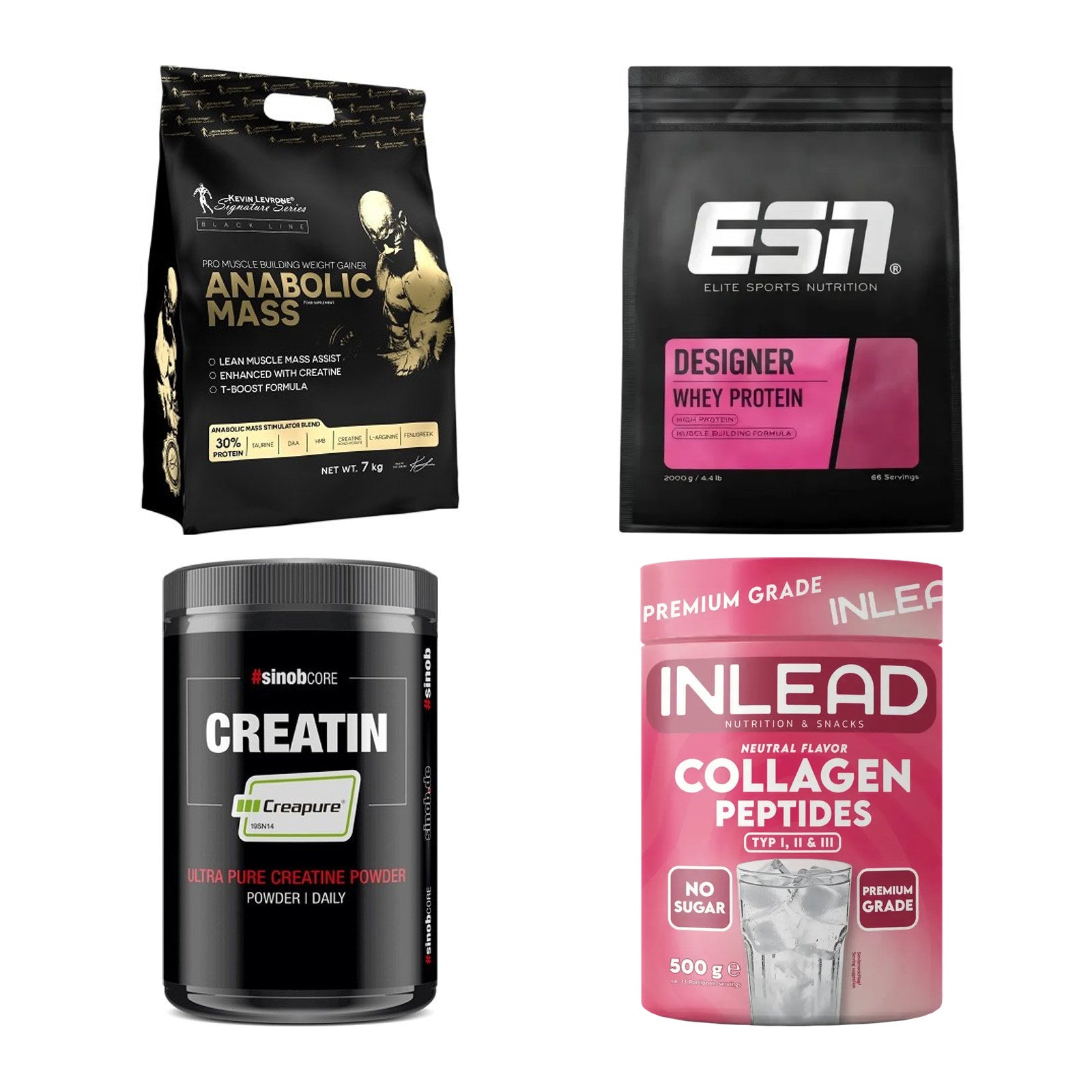 Masseaufbau für Fortgeschrittene: Kevin Levrone Anabolic + 3 weitere – alle enthaltenen Artikel