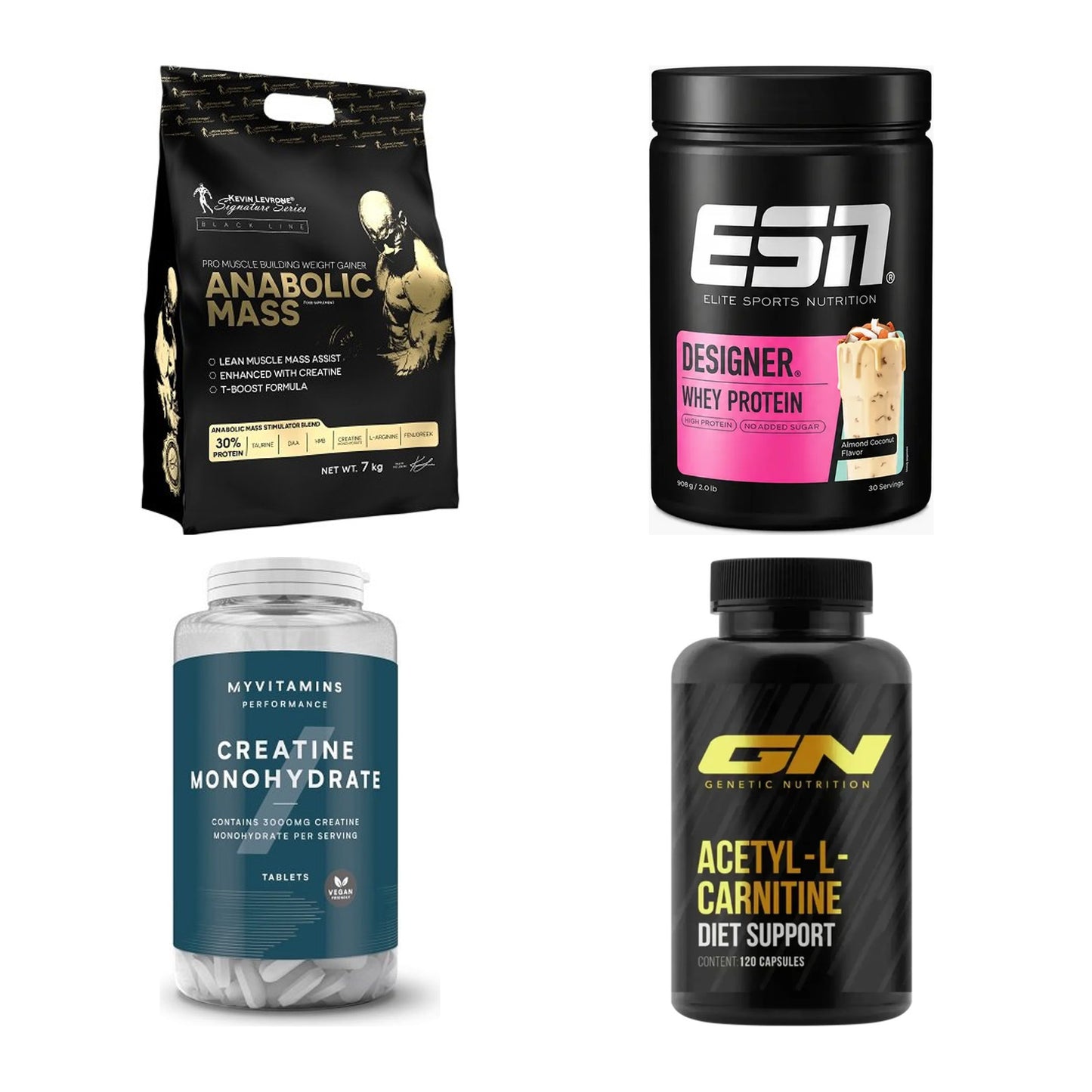 Masseaufbau für Fortgeschrittene: Kevin Levrone Anabolic + 3 weitere – alle enthaltenen Artikel
