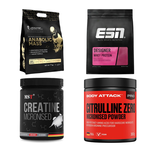 Masseaufbau für Fortgeschrittene: Kevin Levrone Anabolic + 3 weitere – alle enthaltenen Artikel